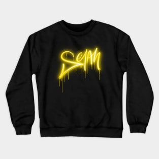 Selah - Yellow Neon - Christian Tee Crewneck Sweatshirt